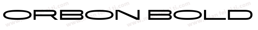 Orbon Bold ITC TT字体转换
